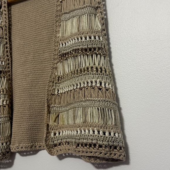 Chicos beige cream crochet detailed vest - Picture 4 of 12
